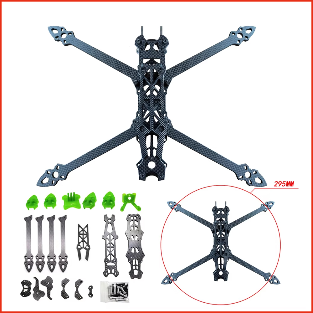 Marco de cuadricóptero de fibr - Drone Kit Racing reseña y precio