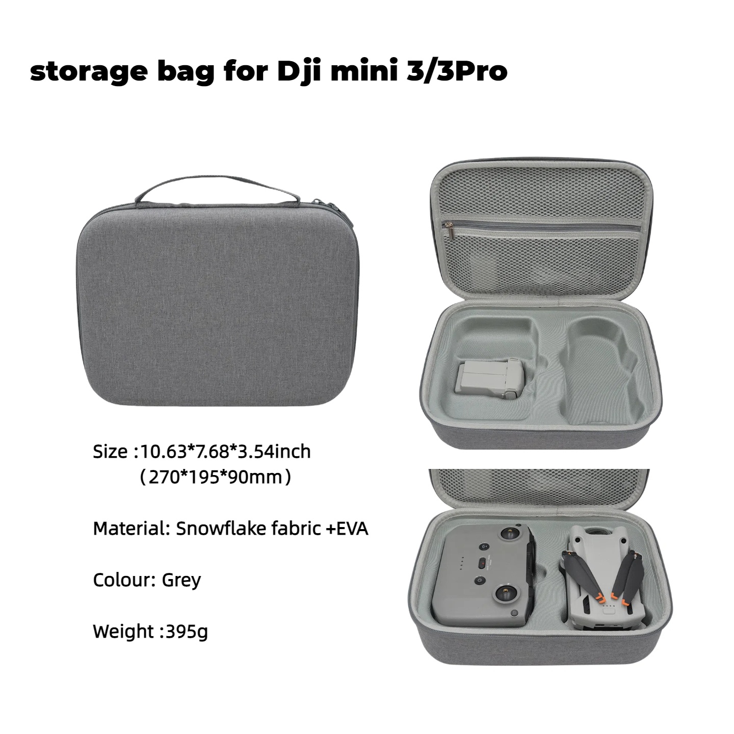 Bolsa dura de EVA para Dron DJ - Dji Drone Mini 3 reseña y precio