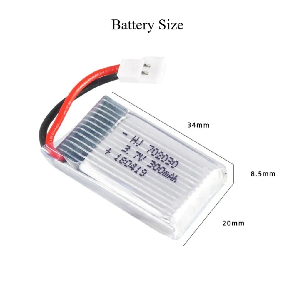 Batería Lipo de 3,7 V y 300mAh - Drone Kit Beginner reseña y precio